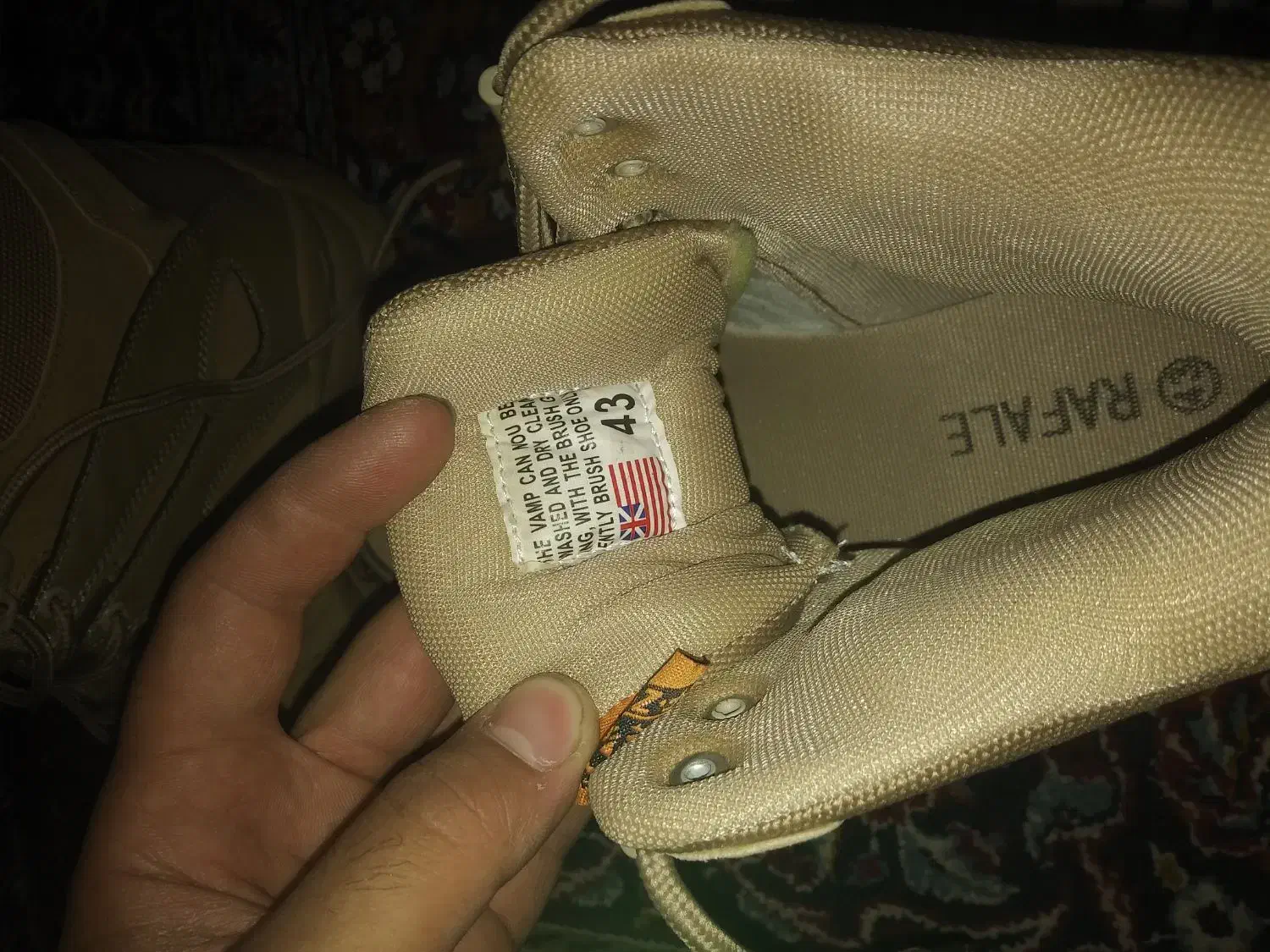 پوتین رافائل اورجینال امریکایی اصل|کیف، کفش، کمربند|همدان, |دیوار