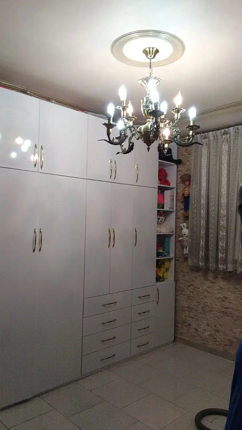 کابینت کمد دیواری تخت کم جا Tv wall|جاکفشی، کمد، دراور|اسلام‌شهر, شهرک قائمیه|دیوار