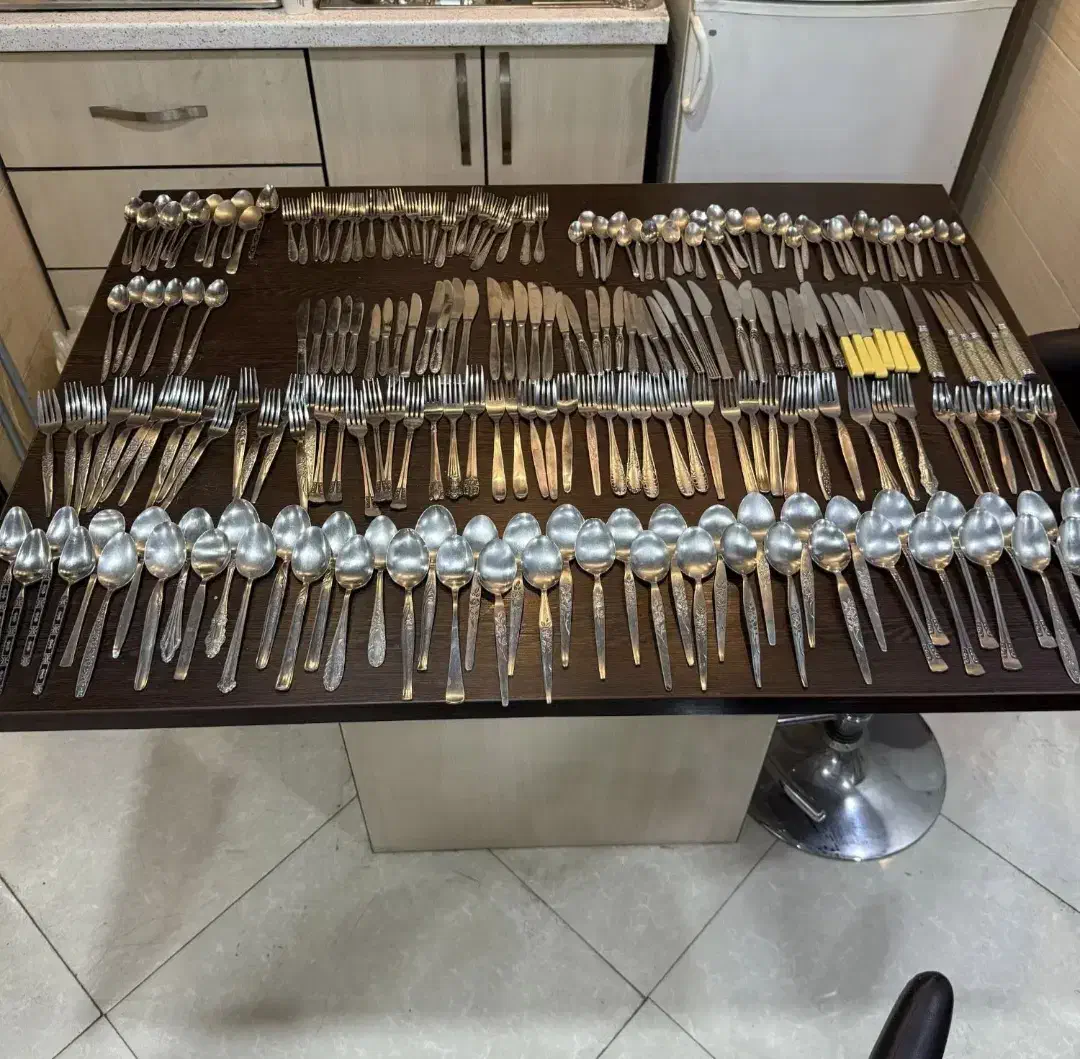 قاشق و چنگال و چاقو درهم|ظروف سرو و پذیرایی|تهران, محمودیه|دیوار