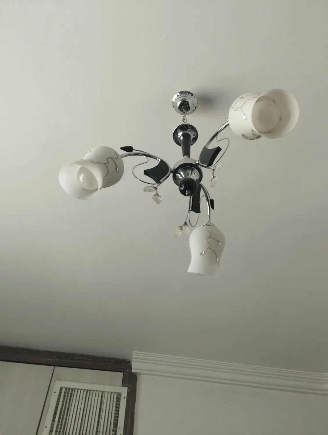 لوستر سه چراغه آویز|لوستر و چراغ آویز|زاهدان, |دیوار