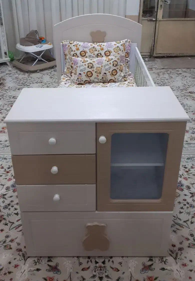 تخت دومنظوره کودک و نوجوان|تخت و سرویس خواب|مشهد, پنجتن|دیوار