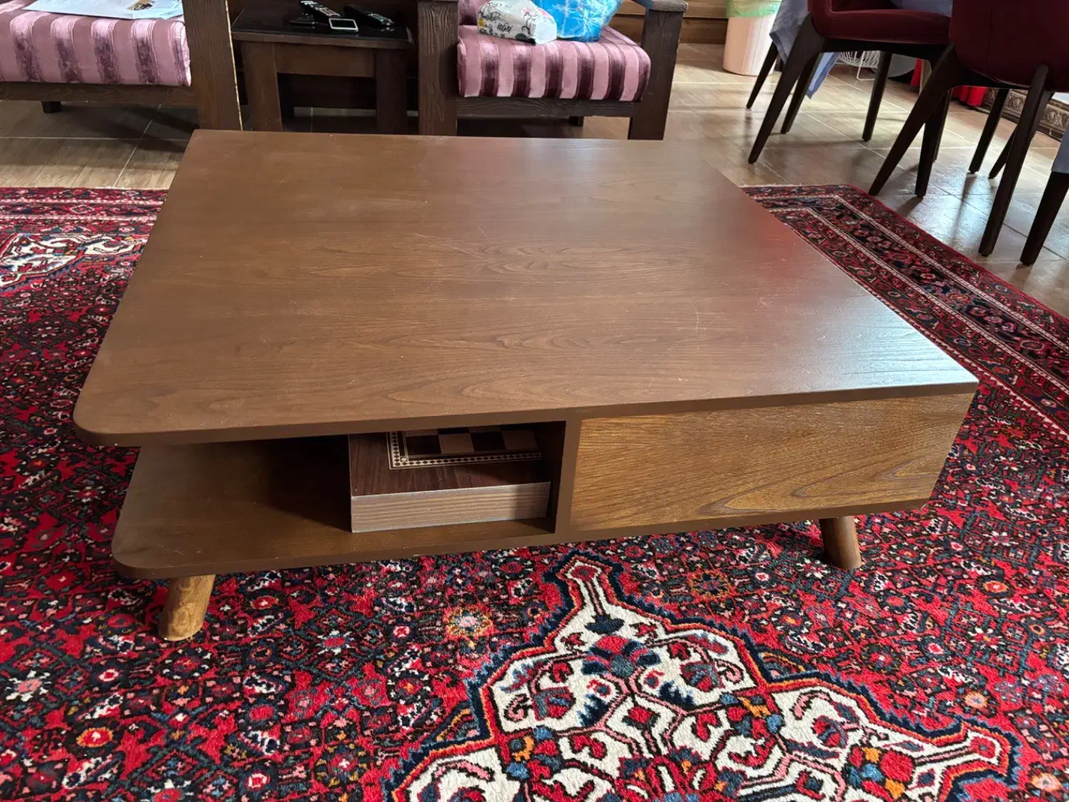 میز جلو مبل چوبی ۱*۱|مبلمان خانگی و میز عسلی|لاهیجان, کوی آزادگان|دیوار