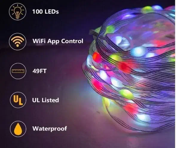 ریسه کنترلی RGB(ترند اینستاگرام)|ریسه و چراغ تزئینی|تهران, هروی|دیوار