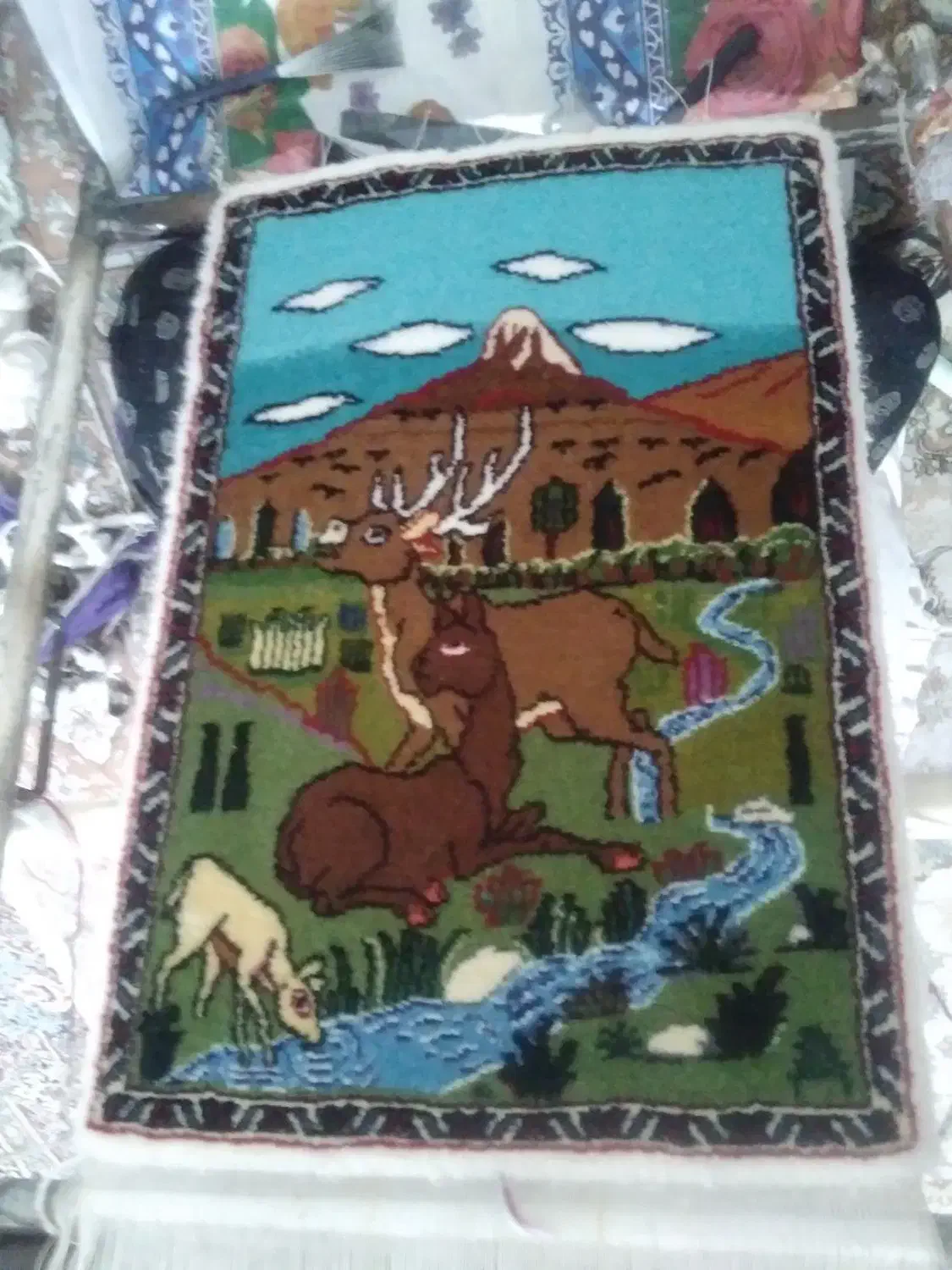 تابلو فرش دست باف|تابلو فرش|مشکیندشت, |دیوار