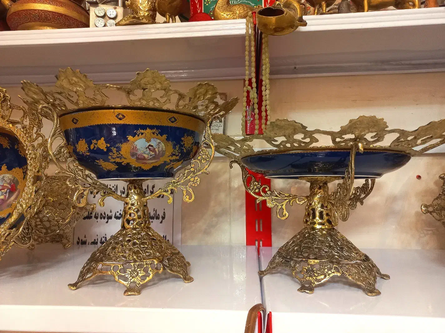 لیلی مجنون برنز اصل بدون آبکاری و طرح|ظروف سرو و پذیرایی|ارومیه, |دیوار