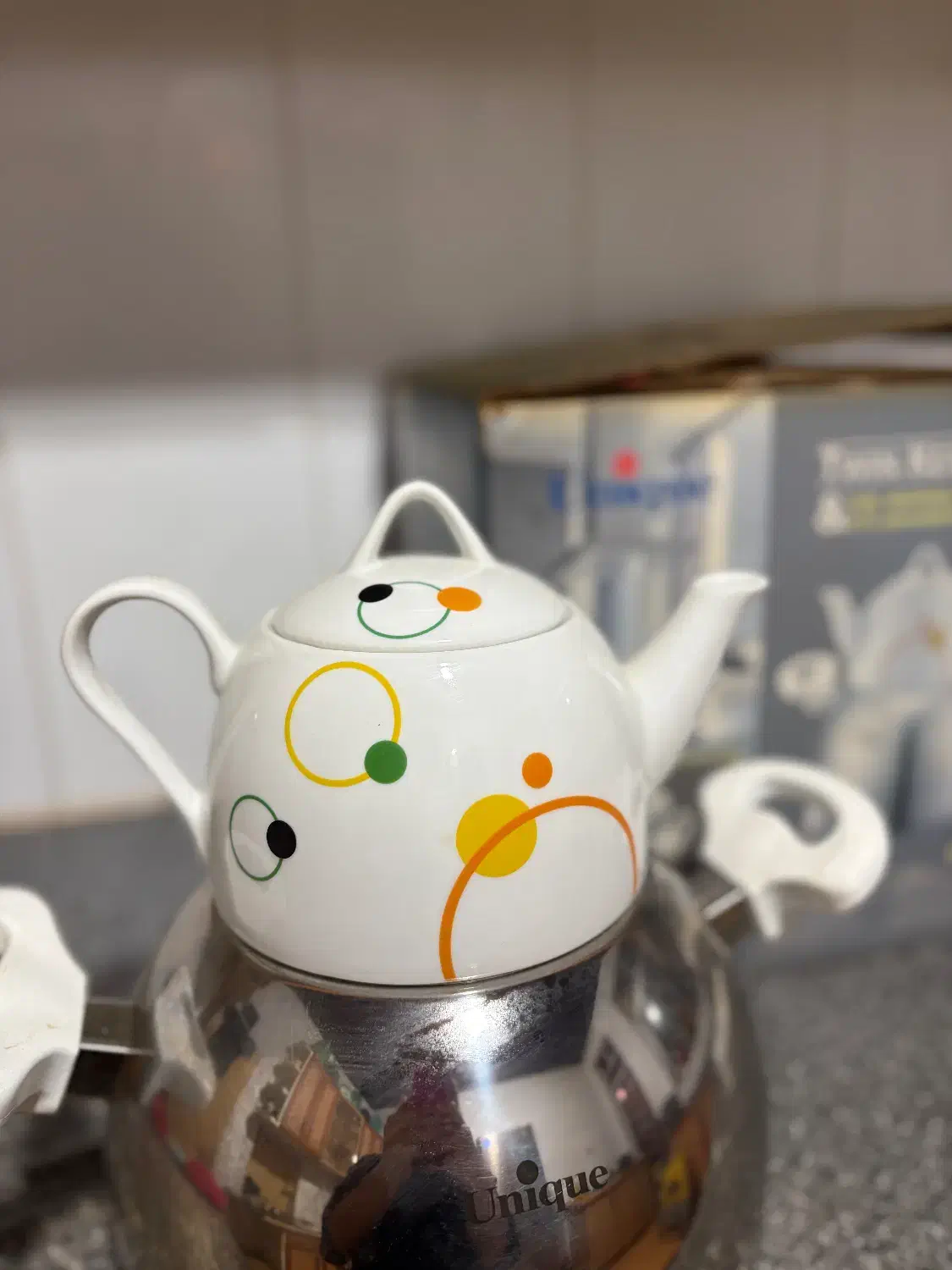 کتری قوری یونیک|قوری، کتری، قهوه‌ساز دستی|بندر انزلی, استادیوم|دیوار