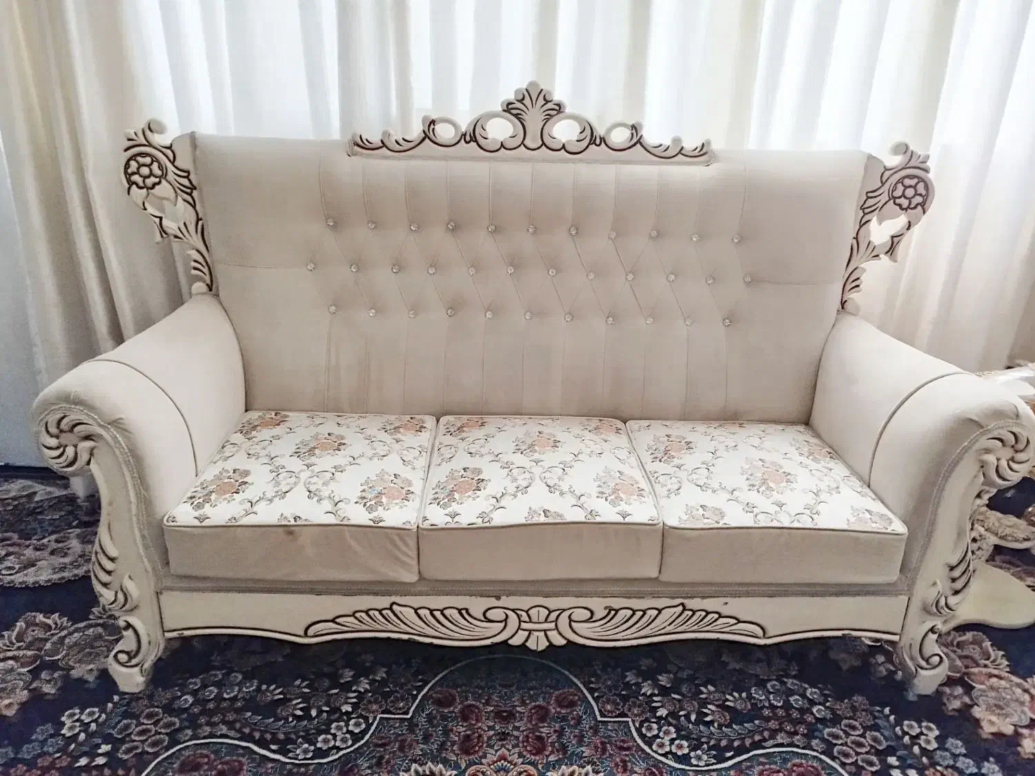 مبل هفت نفرو جلو مبلی|مبلمان خانگی و میز عسلی|مشهد, عسگریه|دیوار