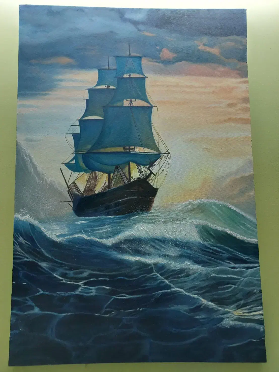 تابلو نقاشی رنگ روغن کار دست|تابلو، نقاشی، عکس|مشهد, ده دی|دیوار