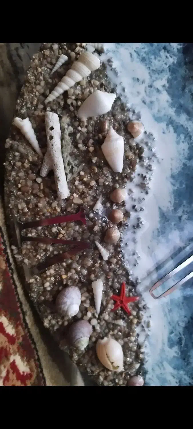 ساعت رزینی بزرگ|ساعت دیواری و تزئینی|فسا, |دیوار