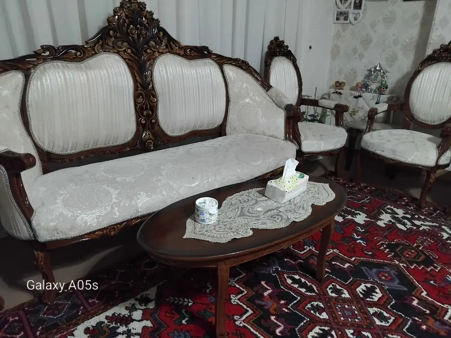 مبل سلطنتی ۹نفره|مبلمان خانگی و میز عسلی|مراغه, |دیوار