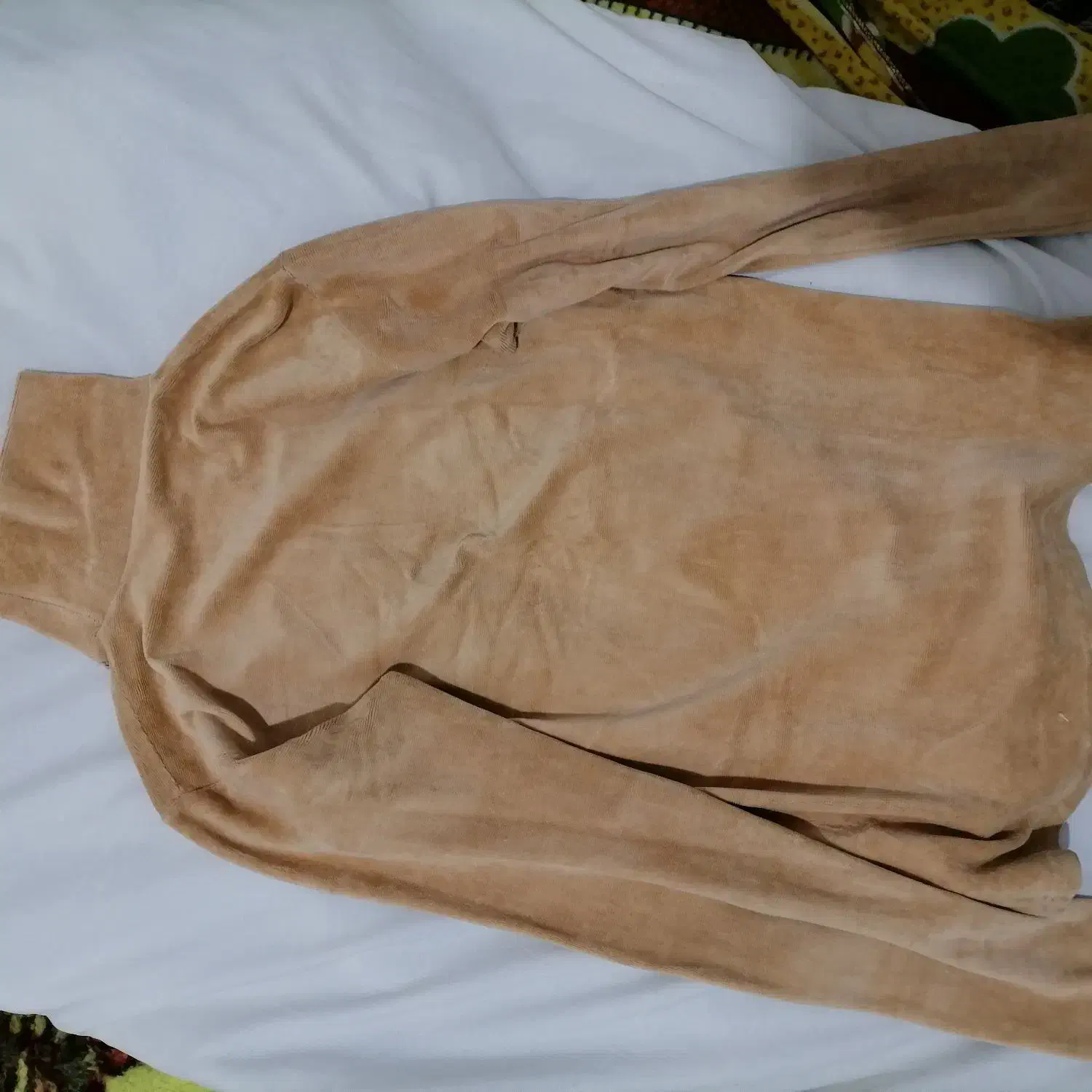 بولیز یقه اسکی زمستانی مخمل کبریتی رنگ کرم|ورزشهای زمستانی|زرند, |دیوار