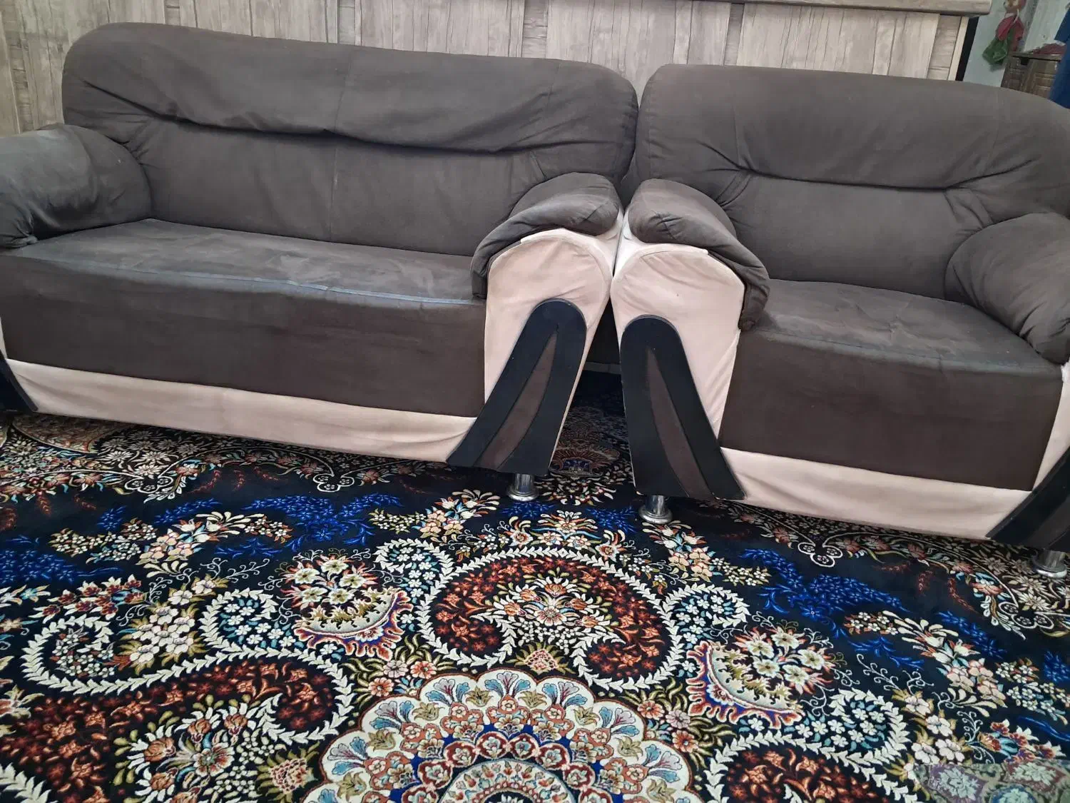 مبل ۷نفره سالم|مبلمان خانگی و میز عسلی|محمدیه-قزوین, |دیوار