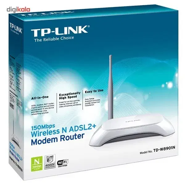 مودم TP-Link مدل W9801N|مودم و تجهیزات شبکه|گنبد کاووس, |دیوار