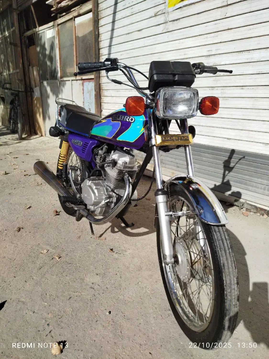 هوندا 125 مدل 1383 درحد|موتورسیکلت|بهارستان, |دیوار