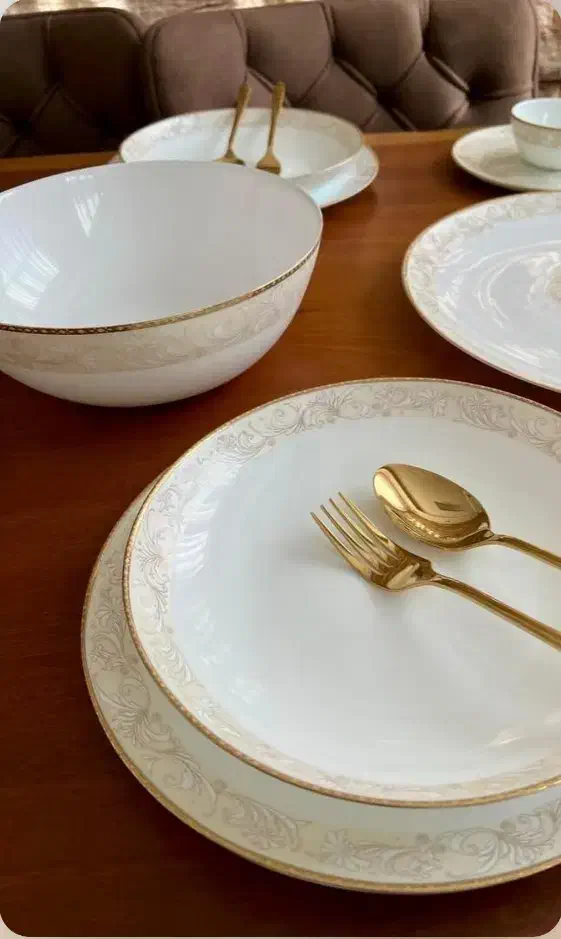 سرویس آرکوپال استخوانی نشکن ۱۸نفره|ظروف سرو و پذیرایی|جلفا, |دیوار