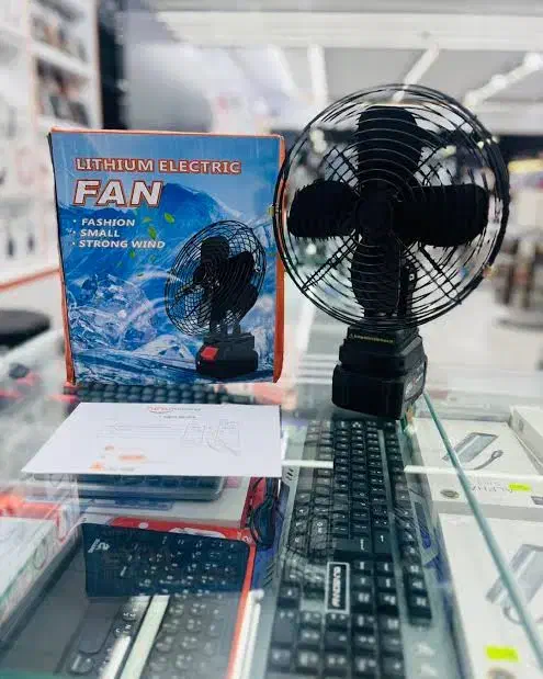 پنکه شارژی رومیزی 4000 میلی آمپر|پنکه و تصفیهکنندهٔ هوا|کردکوی, |دیوار