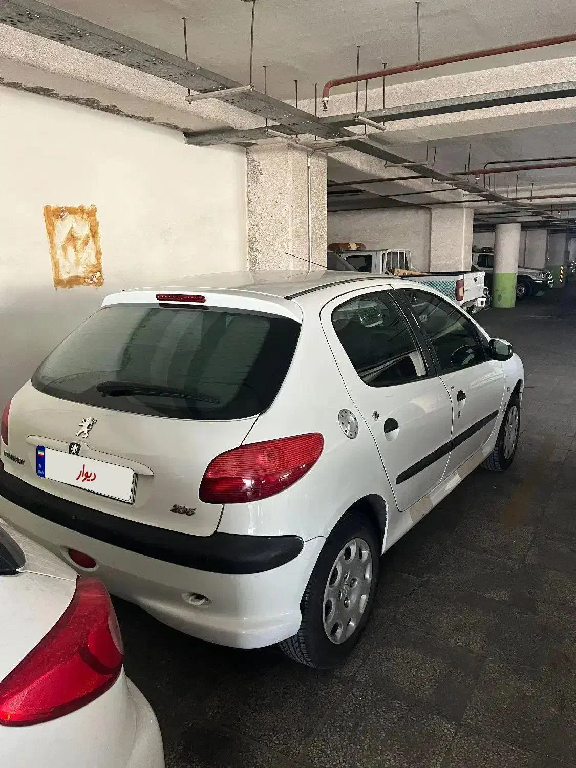 ۲۰۶ مدل ۸۸ بی رنگ و بی ضربه|خودرو سواری و وانت|رضوانشهر, |دیوار