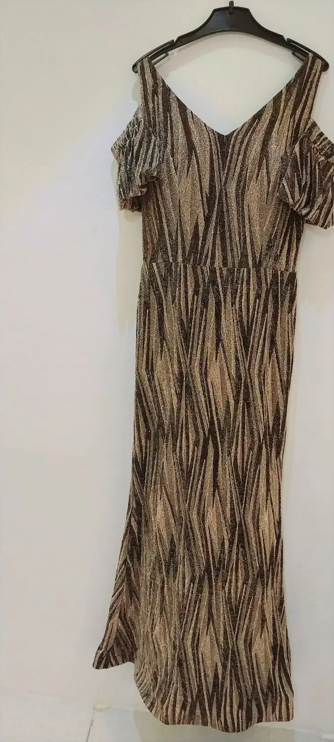 پیراهن مجلسی مدل ماکسی  نوی نو یکبار استفاده نشده|لباس|ساری, |دیوار