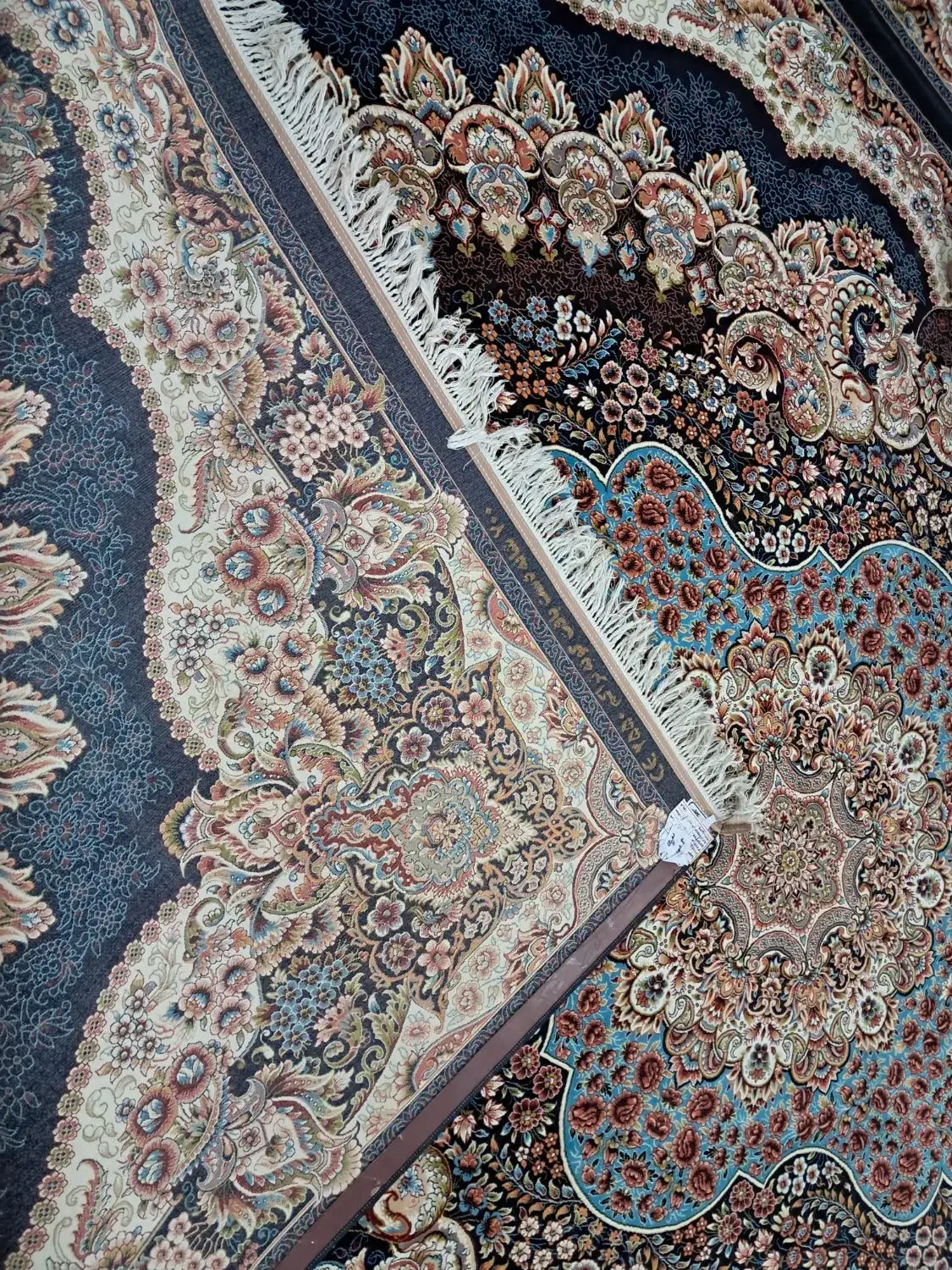 یک جفت فرش ۹متری طرح ارکیده|فرش|ورامین, شهرک مدرس|دیوار