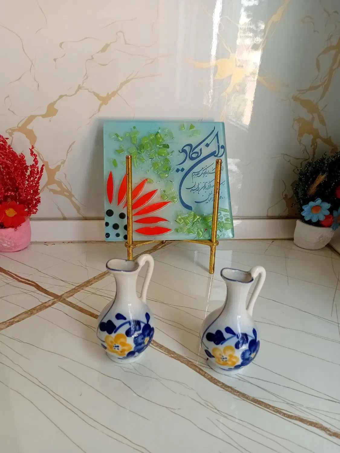 پیاله گل پنبه گلپنبه|ظروف سرو و پذیرایی|ری, دیلمان|دیوار