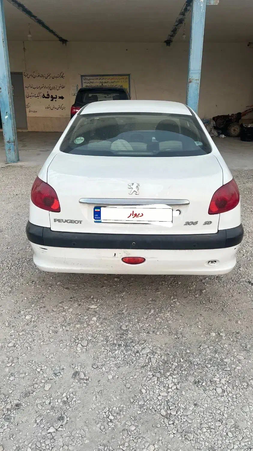 206 اس دی v8 مدل ۹۷ بی رنگ|خودرو سواری و وانت|ساری, |دیوار