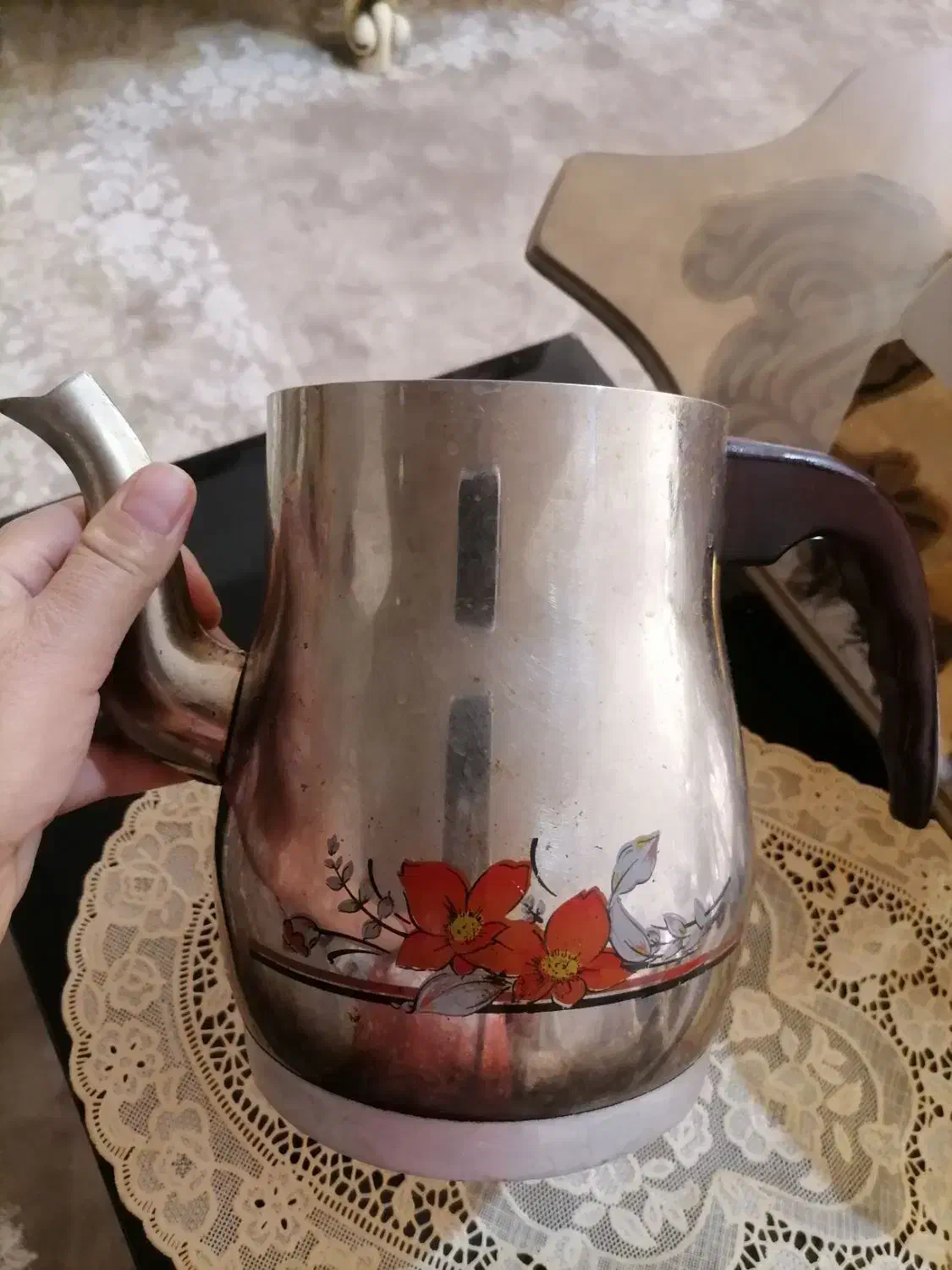 کتری استیل|قوری، کتری، قهوه‌ساز دستی|قم, هنرستان|دیوار