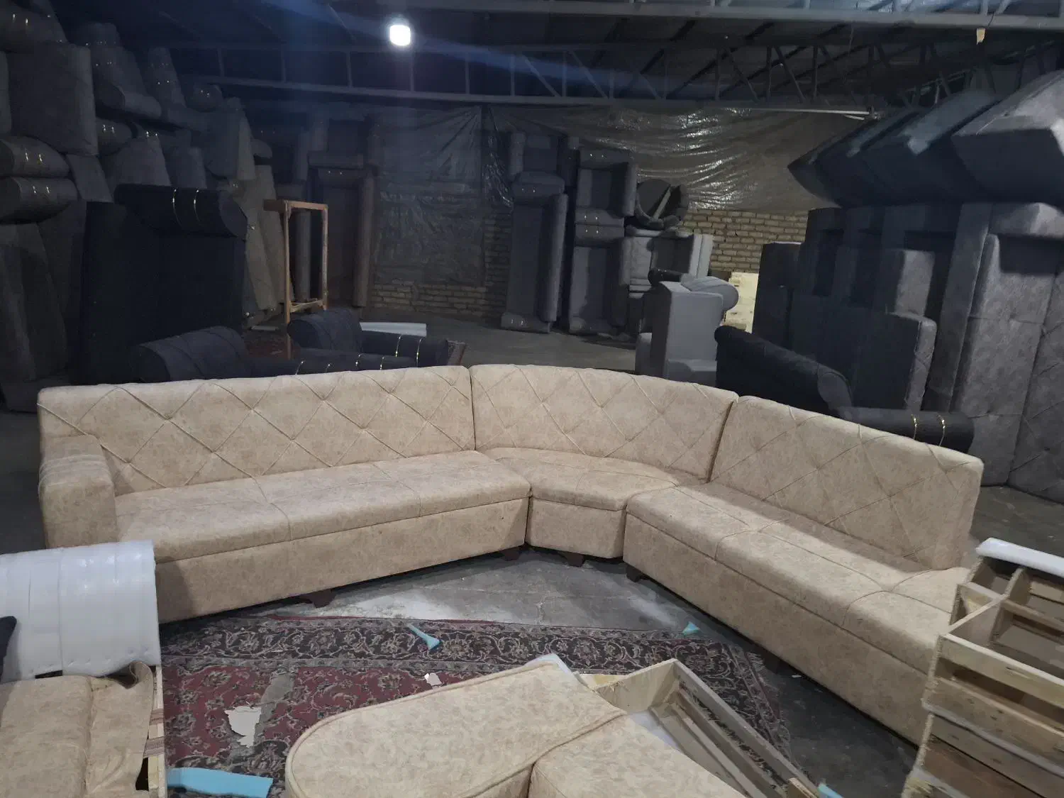 مبل راحتی ال کادیز کد ۱۱۰|مبلمان خانگی و میز عسلی|اسلامشهر, شهرک قائمیه|دیوار