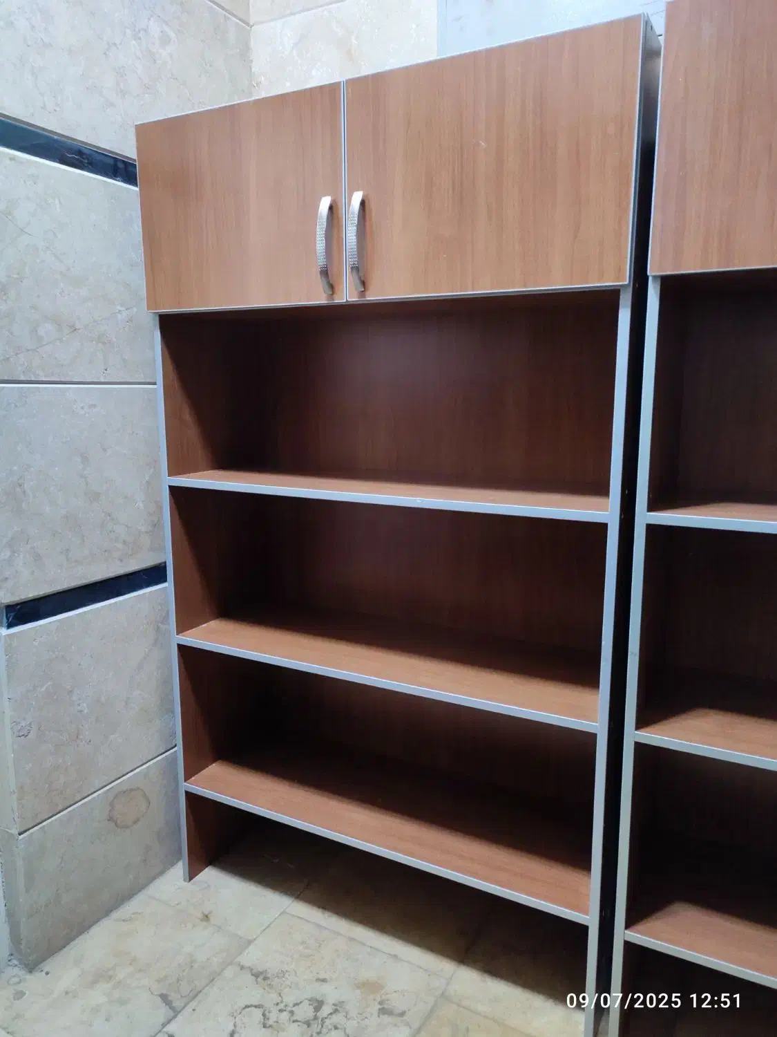 قفسه کتابخونه جنس ام دی اف|کتابخانه، شلف، قفسه‌های دیواری|تهران, جیحون|دیوار