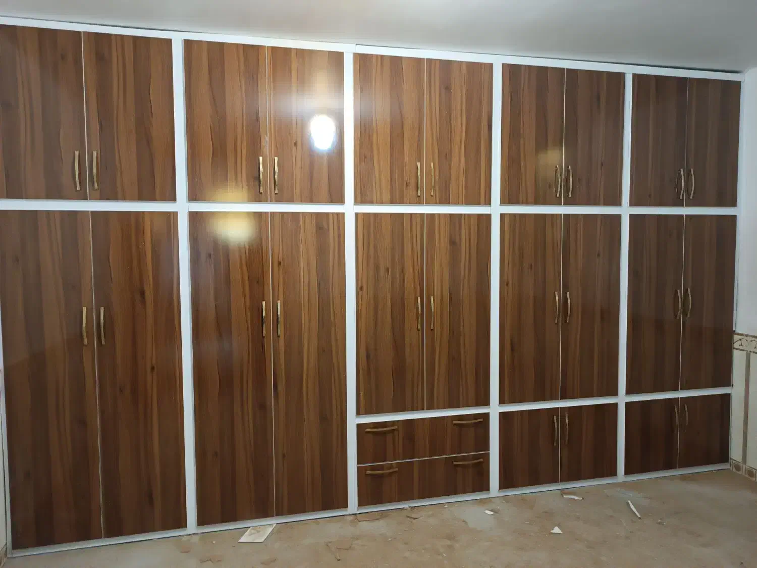 درب چوبی کمد دیواری کابینت آشپزخانه|جاکفشی، کمد، دراور|لردگان, |دیوار