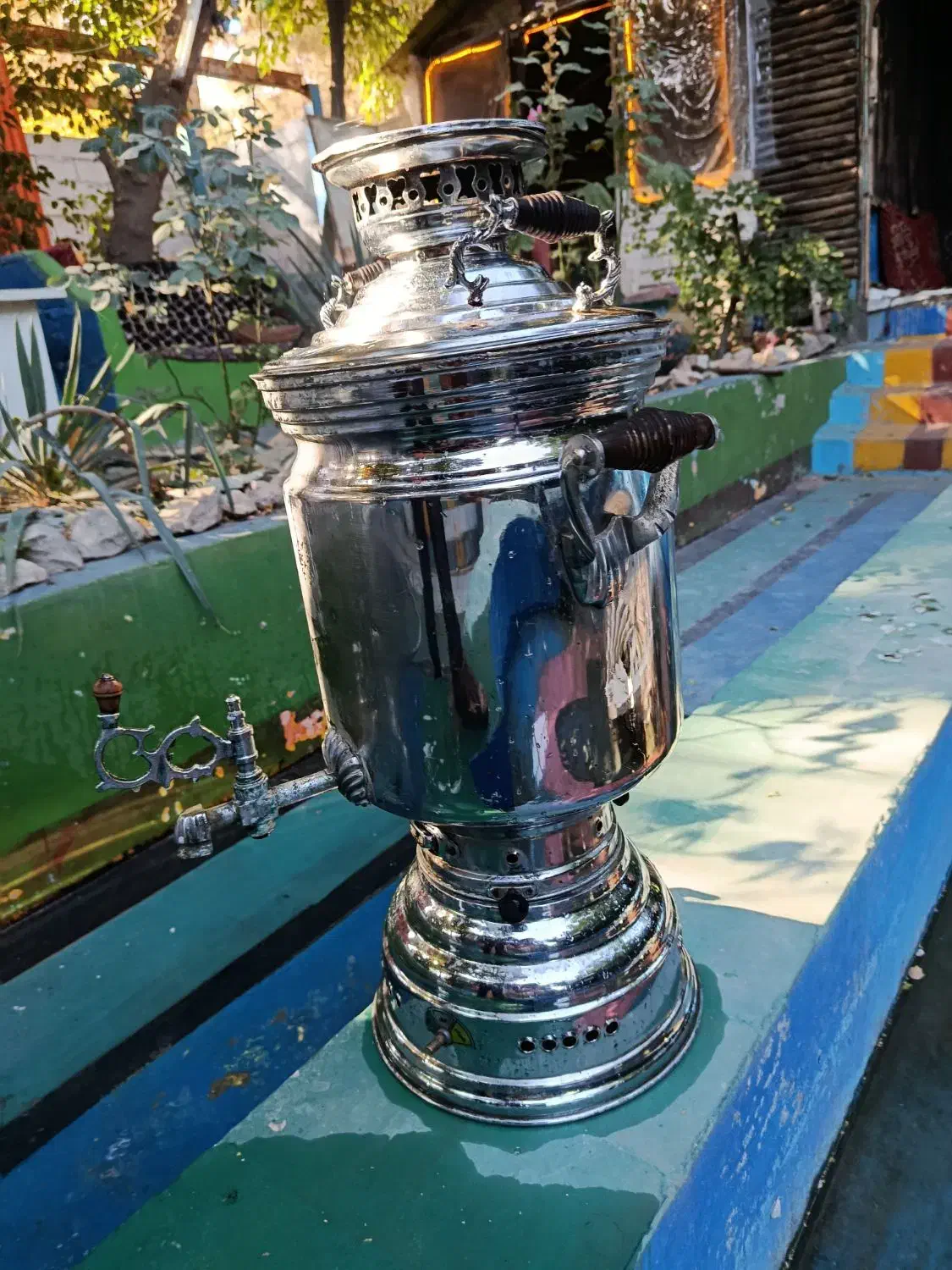 سماور گازی 20 لیتر|سماور، چایساز، قهوهساز|دورود, |دیوار