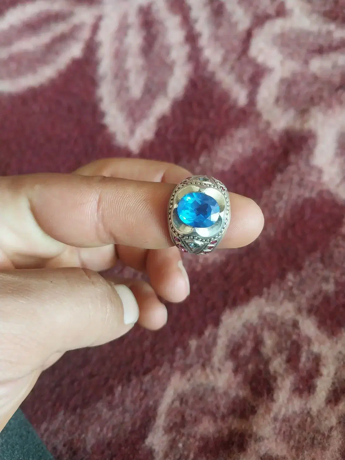 انگشتر توپاز|جواهرات|اصفهان, رهنان|دیوار