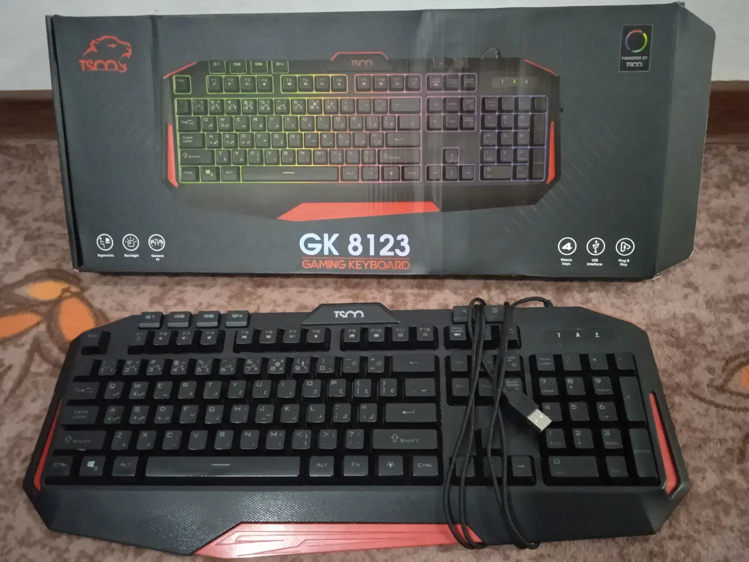 کیبورد گیمینگ تسکو gk 8123|قطعات و لوازم جانبی رایانه|گرگان, |دیوار