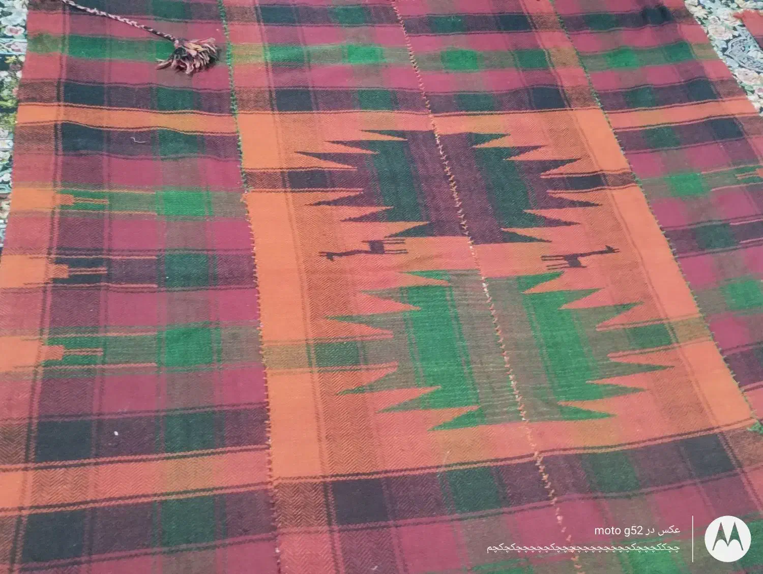 فروش تعداد ۲ عدد جاجیم دست بافت با پشم گوسفند|گلیم، جاجیم، گبه|تهران, لویزان|دیوار