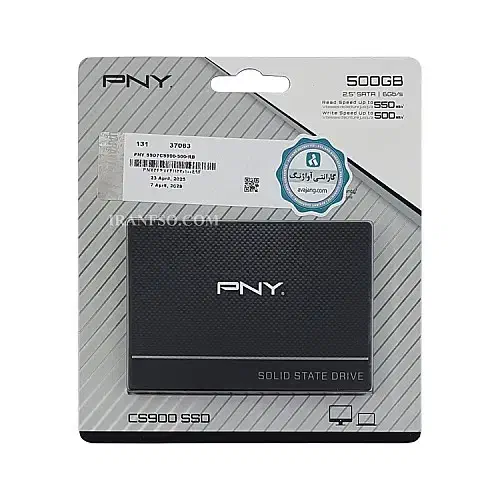 SSD PNY 500GB|قطعات و لوازم جانبی رایانه|مشهد, فلسطین|دیوار