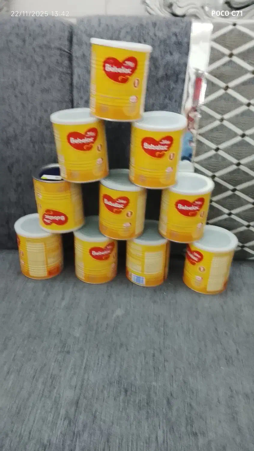 قوطی خالی شیرخشک|ظروف نگهدارنده، پلاستیکی، یک‌بارمصرف|یزد, |دیوار