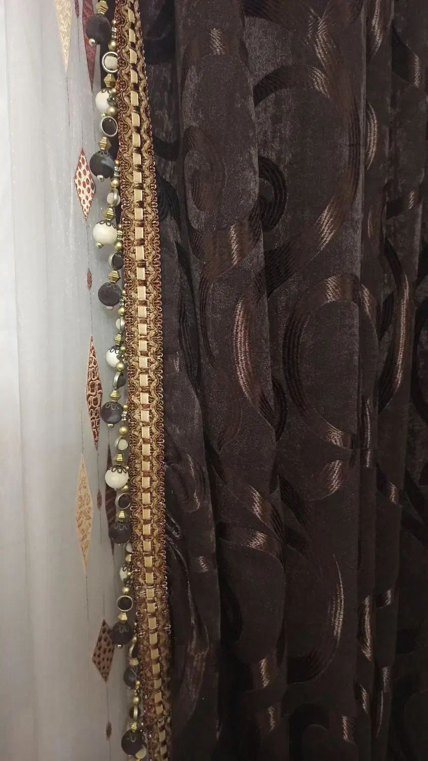 پرده حریر ترک|پرده، رانر، رومیزی|تهران, مهران|دیوار