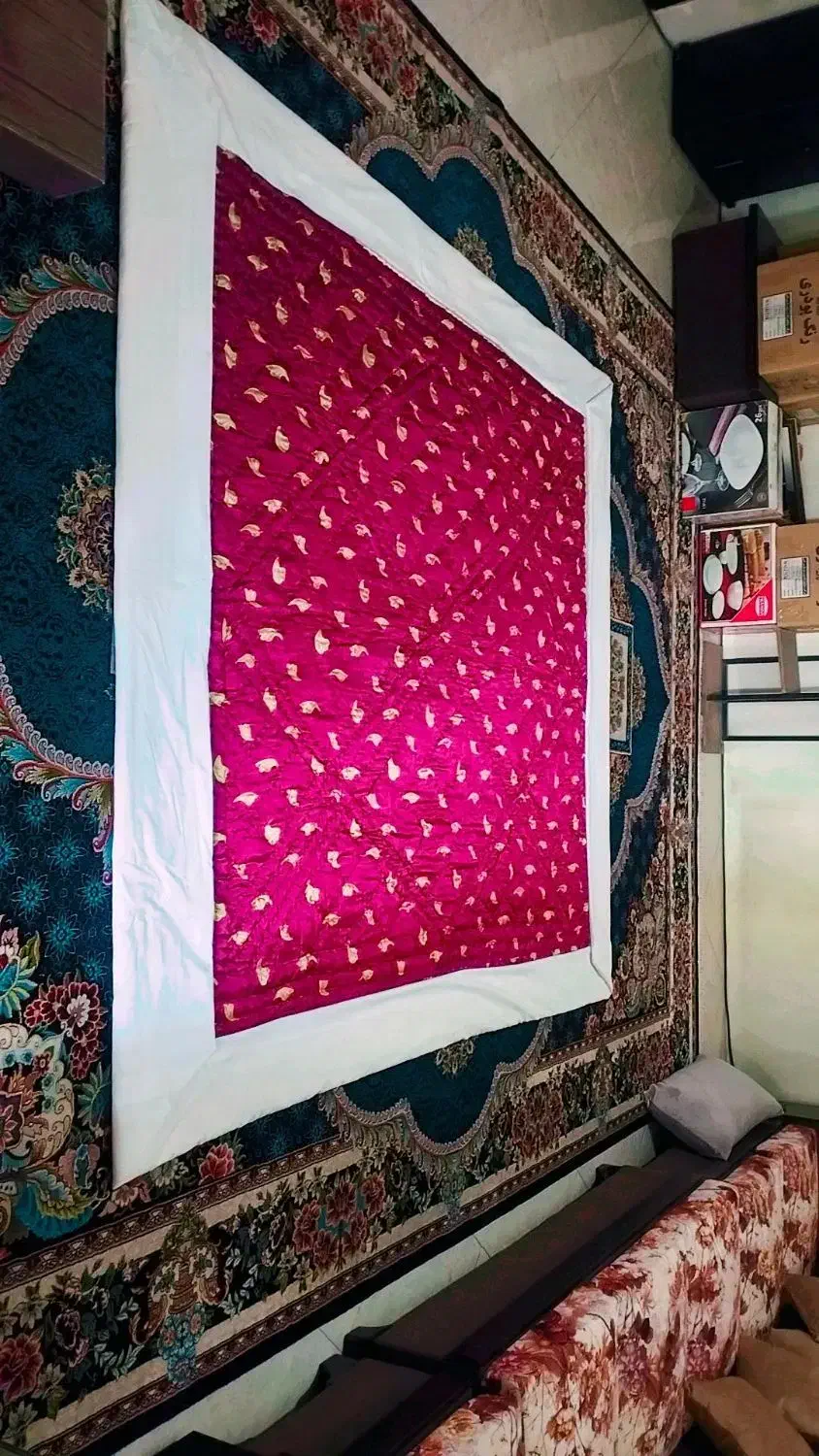 لحاف درحد نو|رختخواب، بالش، پتو|بومهن, |دیوار