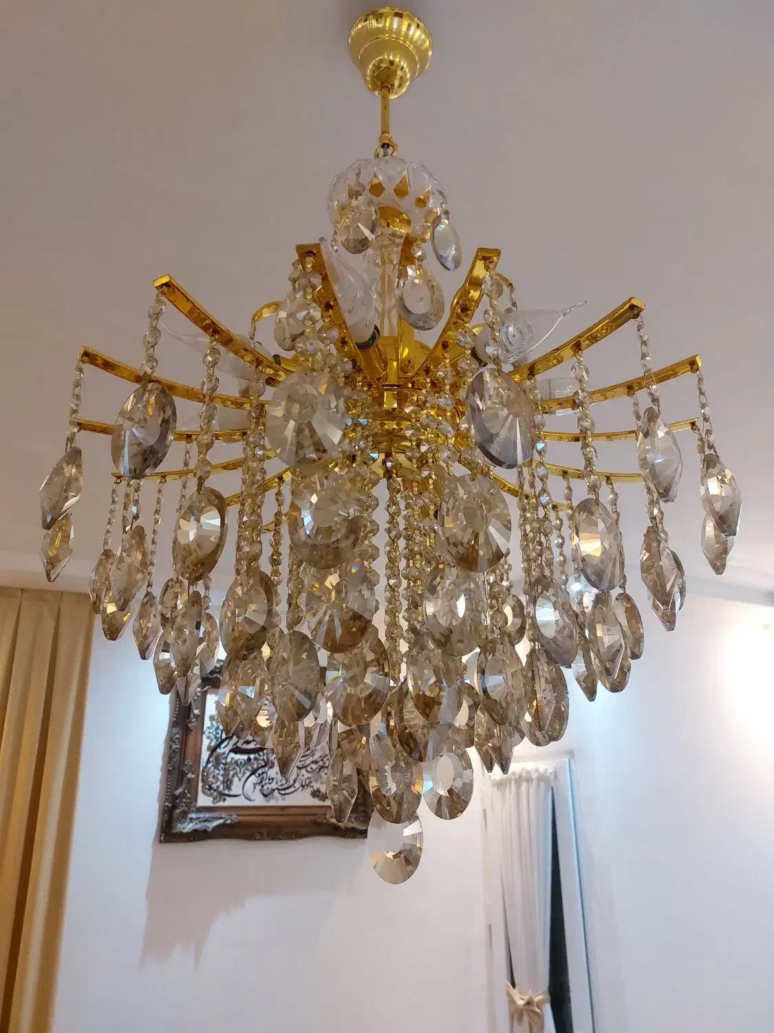 لوستر ۸ساخه|لوستر و چراغ آویز|بروجرد, |دیوار