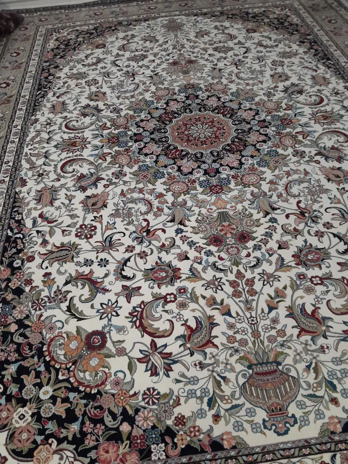 فرش‌۱۲‌متری|فرش|زنجانرود, |دیوار