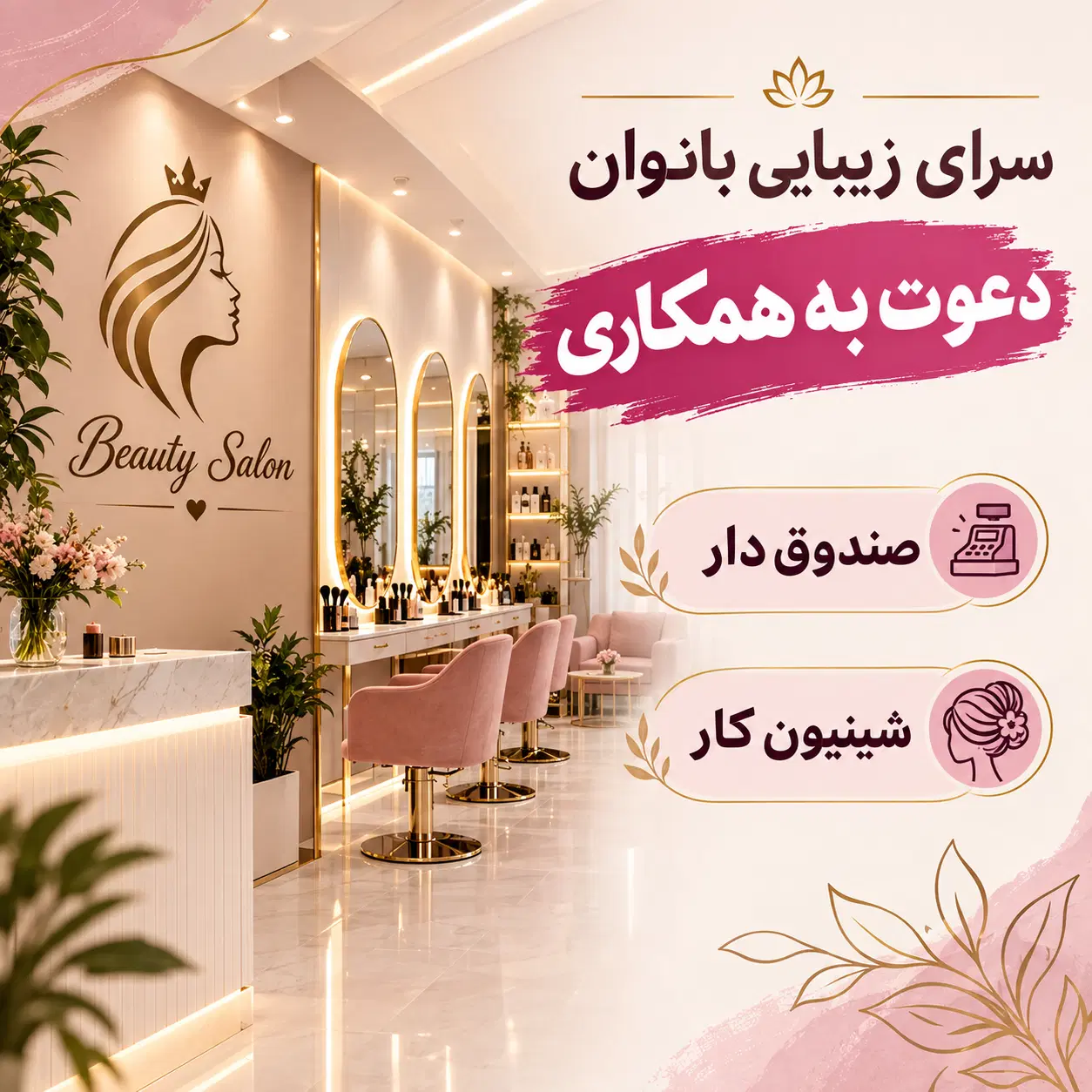 شینیون کار صندوقدار سالن زیبایی بانوان|استخدام درمانی، زیبایی، بهداشتی|تهران, نازیآباد|دیوار