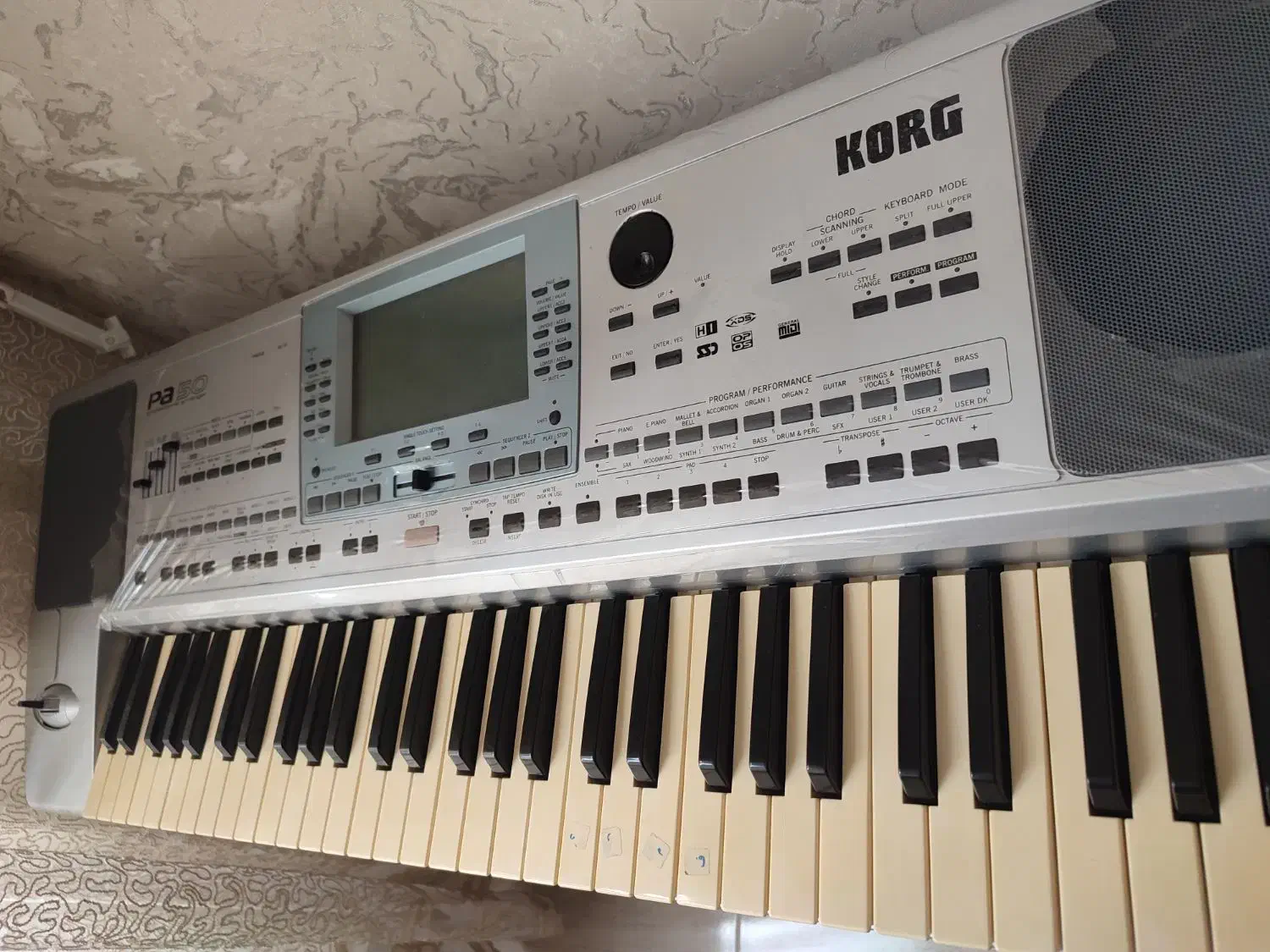 ارگpa50 تبدیل به pa80|پیانو، کیبورد، آکاردئون|تبریز, |دیوار