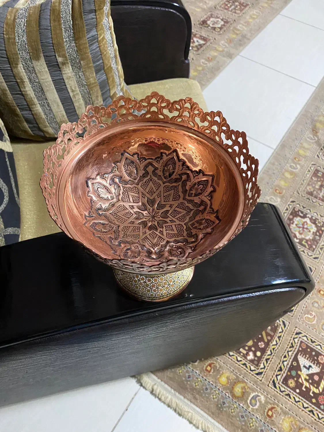 فروش ظرف نقره ومس|صنایع دستی و سایر لوازم تزئینی|شیراز, معالی‌آباد|دیوار