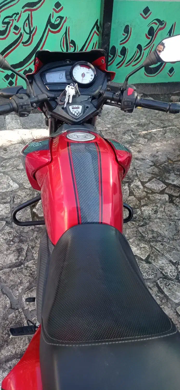 آپاچی 160 آلبالویی مدل 94|موتورسیکلت|مشهد, نوید|دیوار