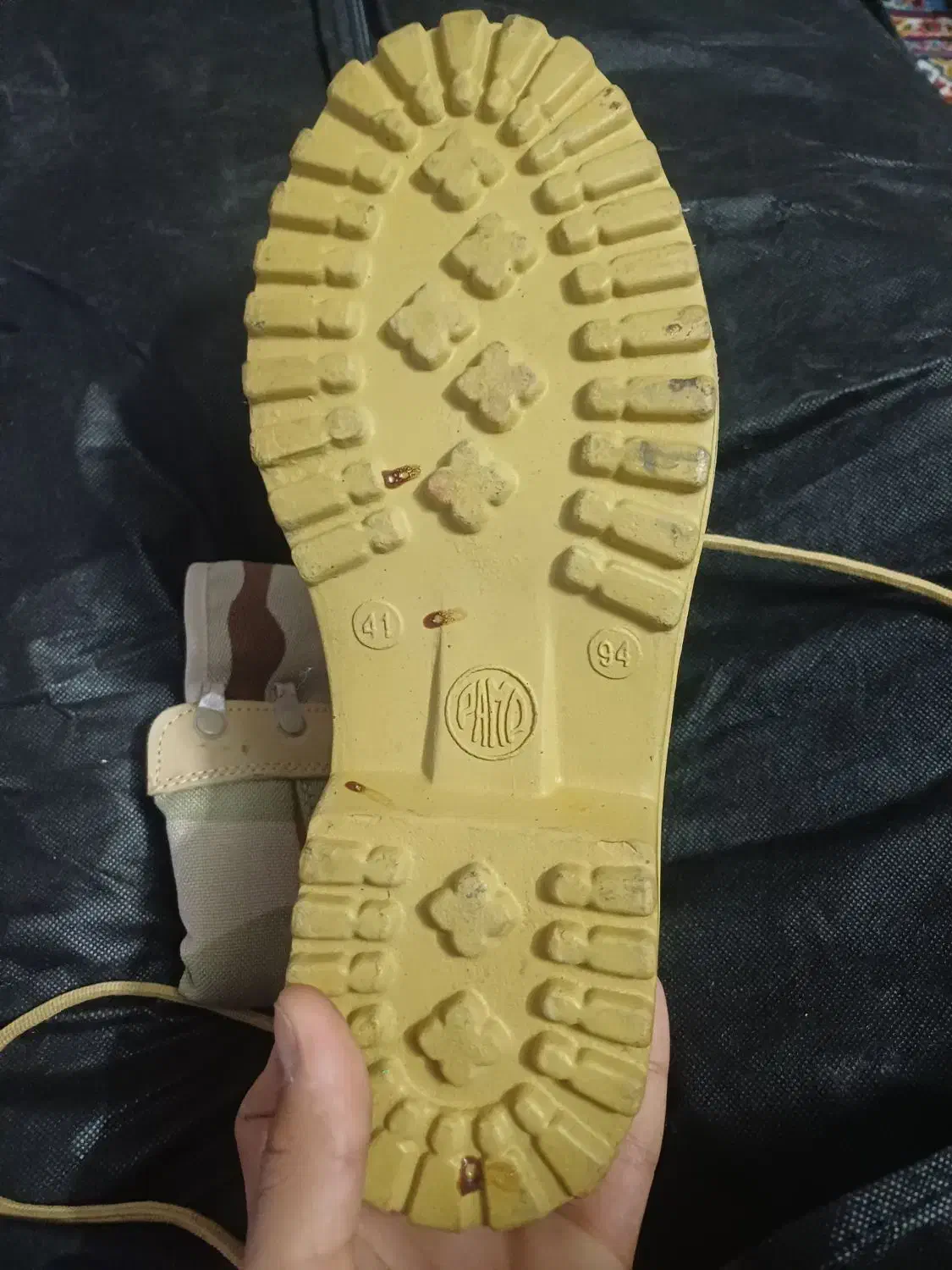 پوتین نظامی کویری|کیف، کفش، کمربند|بروجرد, |دیوار