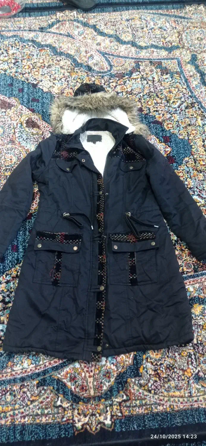 کاپشن سالم تمیز سایز 48|لباس|روانسر, |دیوار