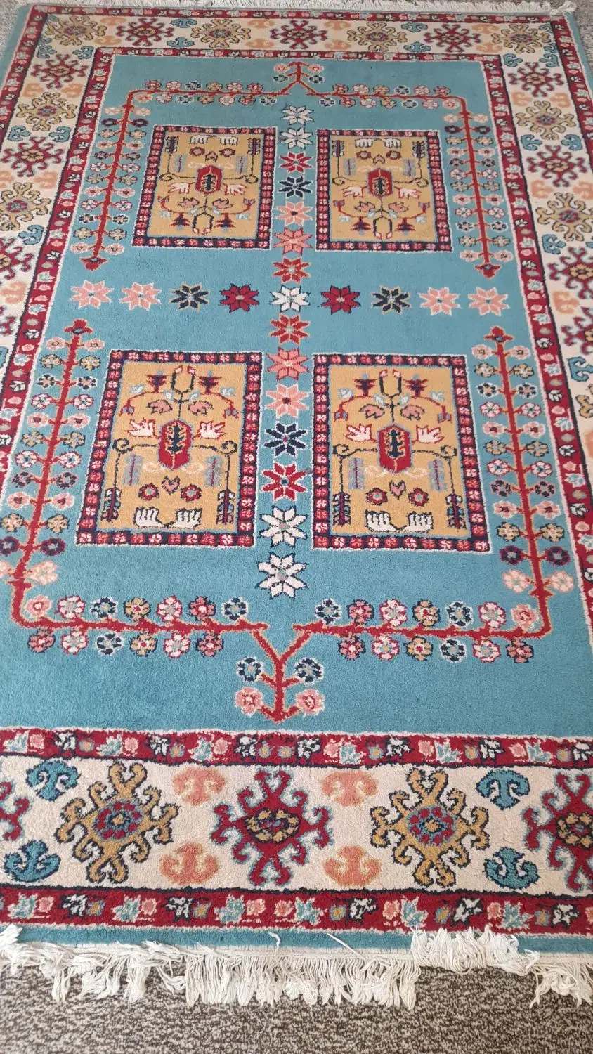 فرش ساوین مدل قشقایی|فرش|یاسوج, |دیوار