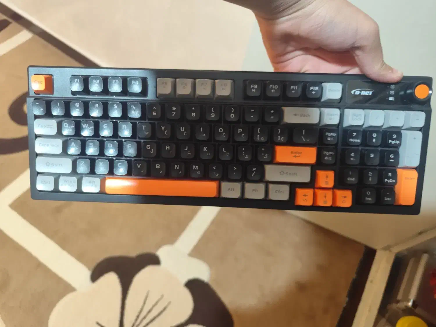 کیبورد گیمینگ Dnet 984|قطعات و لوازم جانبی رایانه|دوگنبدان, |دیوار