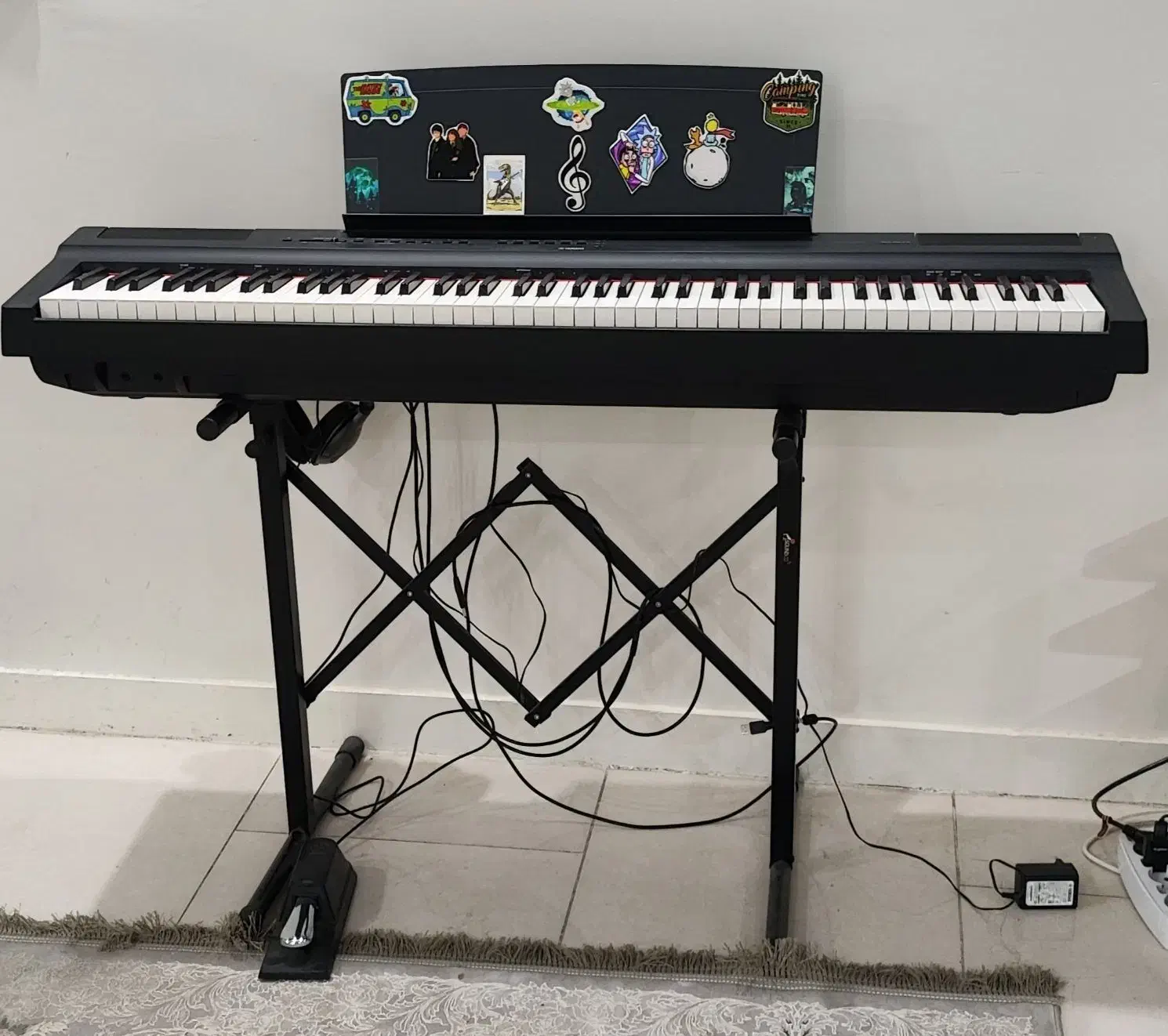 پیانو P-125 Yamaha با پدال FC3A|پیانو، کیبورد، آکاردئون|اسلامشهر, شهرک واوان|دیوار