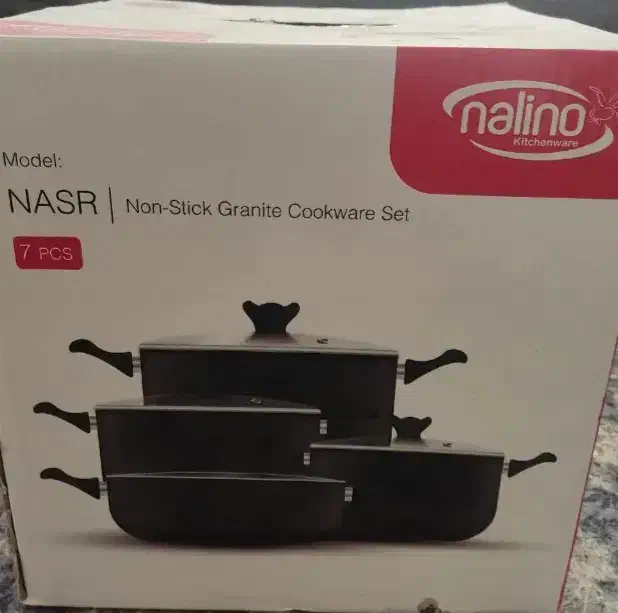 قابلمه ۷ پارچه نالینو|ظروف پخت‌وپز|شهرکرد, |دیوار