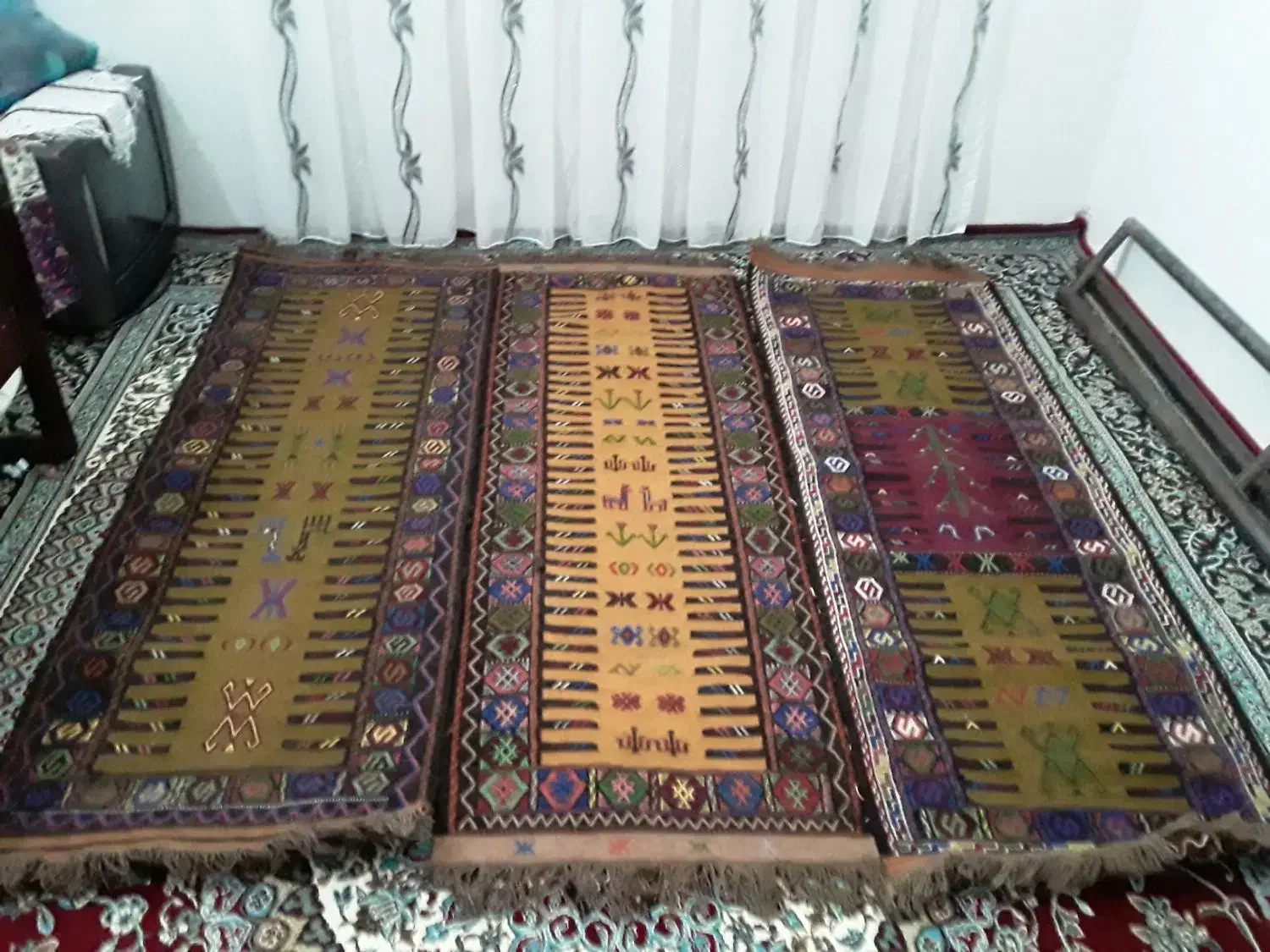 گلیم|گلیم، جاجیم، گبه|شیروان (خراسان), |دیوار